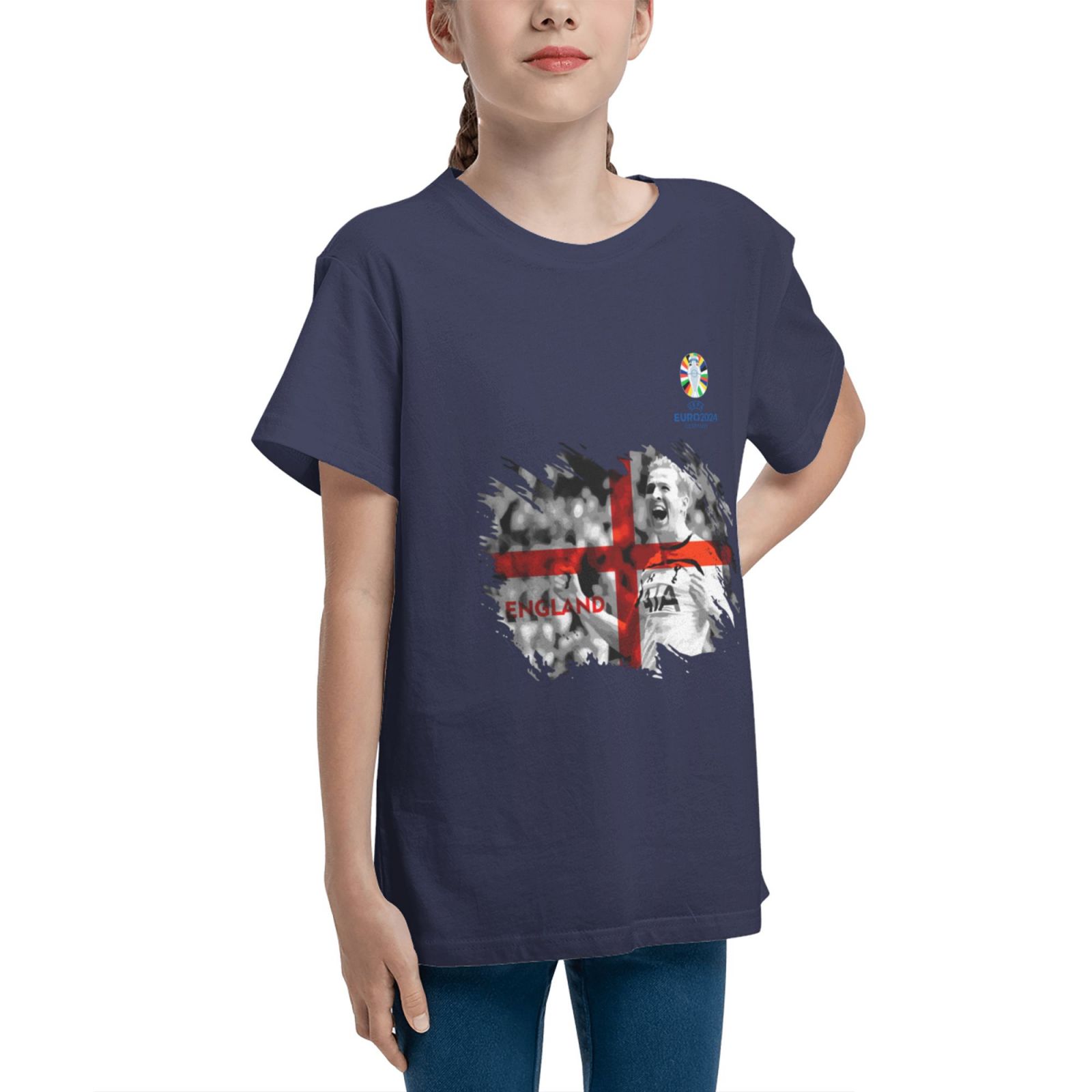 Kid's England EURO 2024 Teenage T-shirt TET1711 - Soccerfana