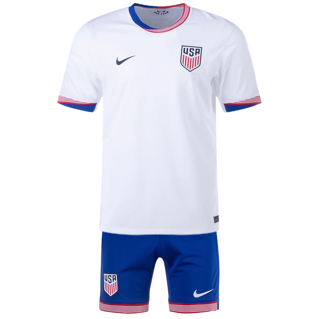 Kid's USMNT Home Jersey+Shorts Copa America 2024 - Soccerfana