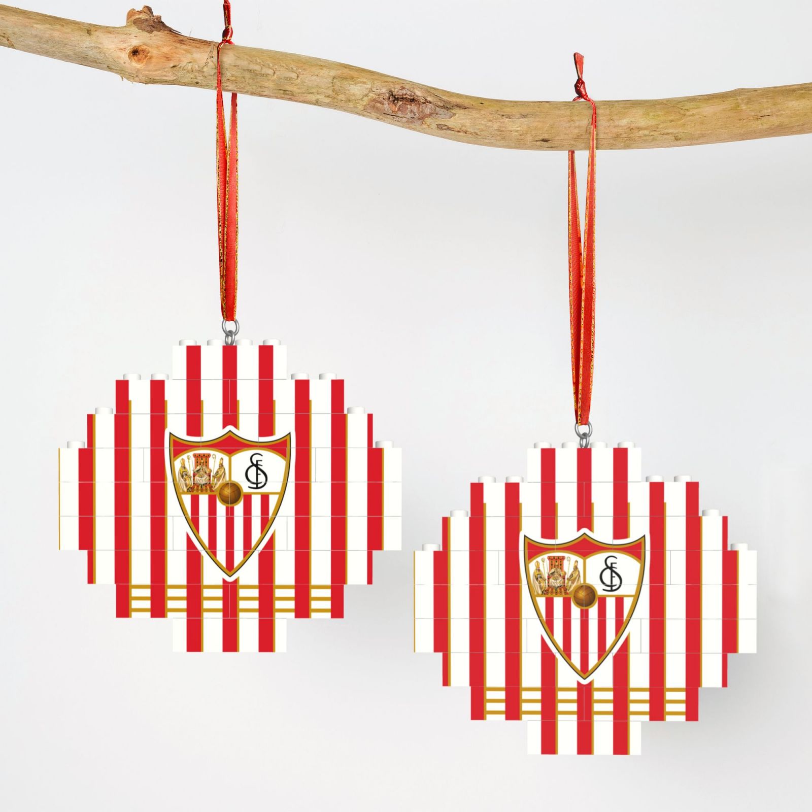 Sevilla Building Block Puzzle Ornament BBP2102 - Soccerfana