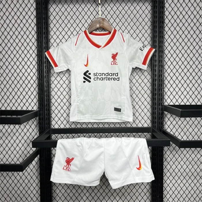Kids Liverpool Third Jersey 24/25 Football Kit （shirt+shorts） - Soccerfana