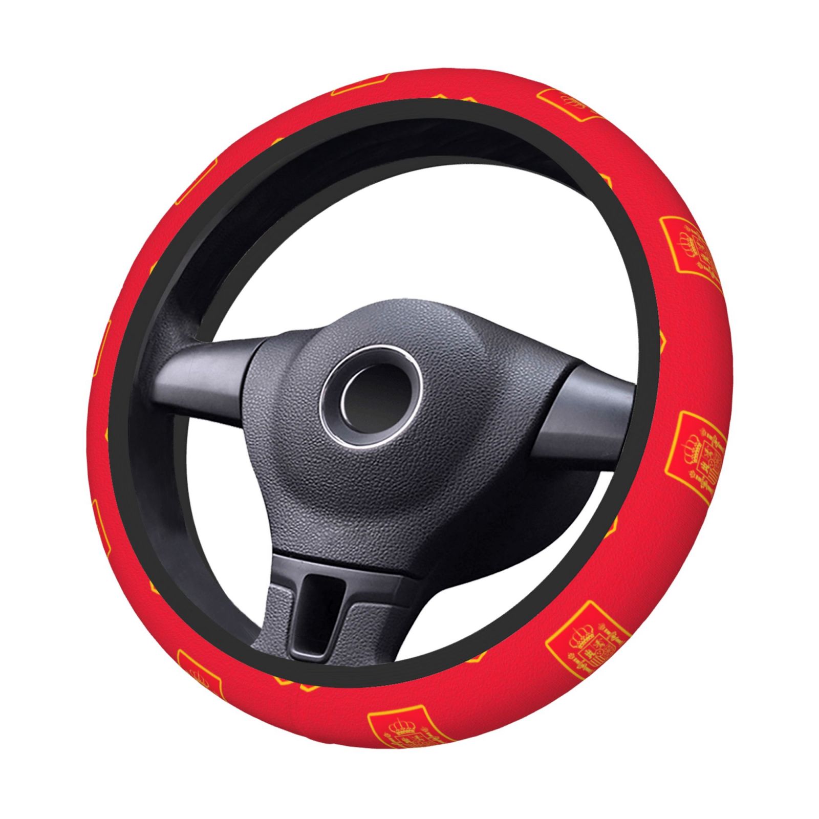 Spain Steering Wheel Cover ESW2408 - Soccerfana