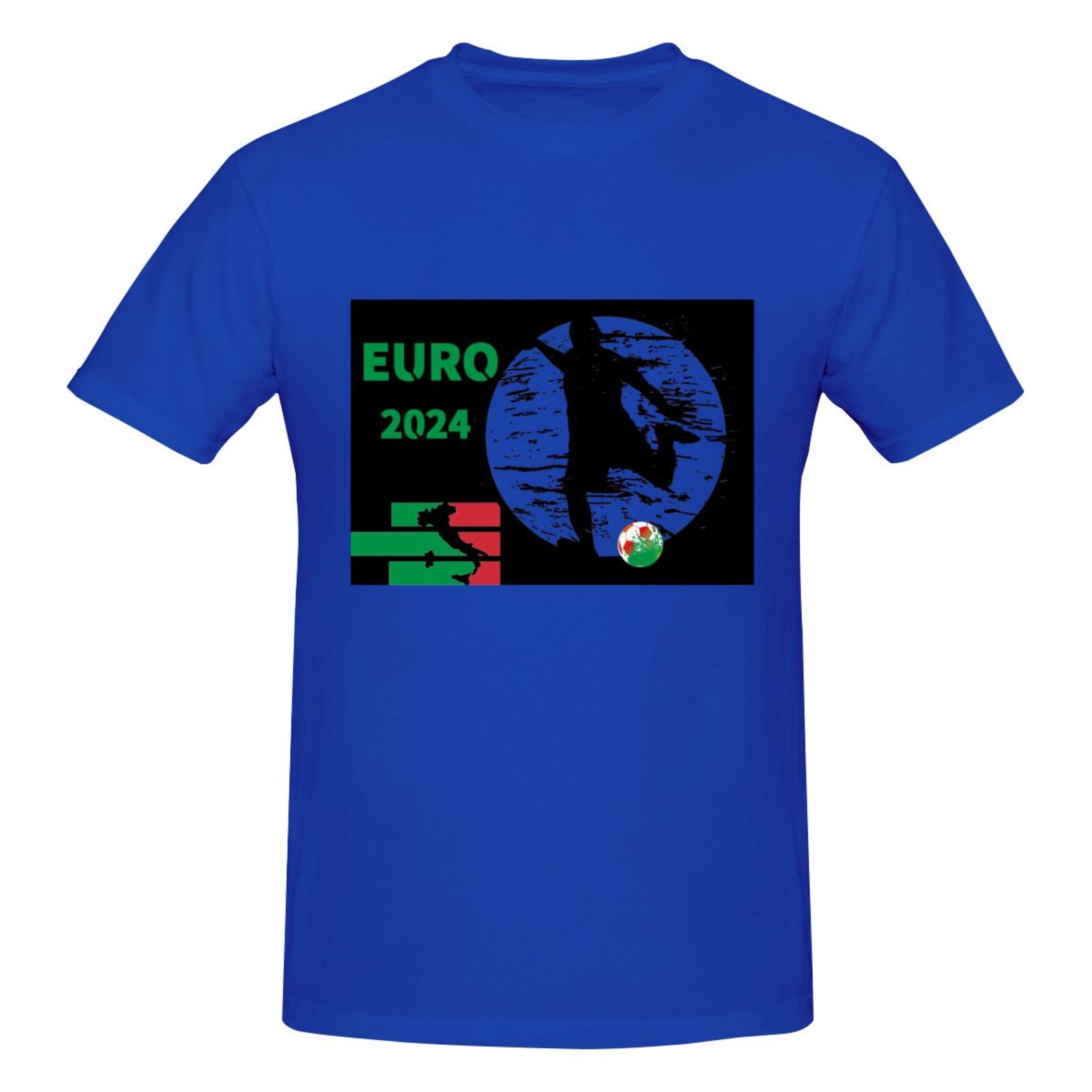 Men's Italy EURO 2024 Basic Short Sleeve T-Shirt BST1751 - Soccerfana