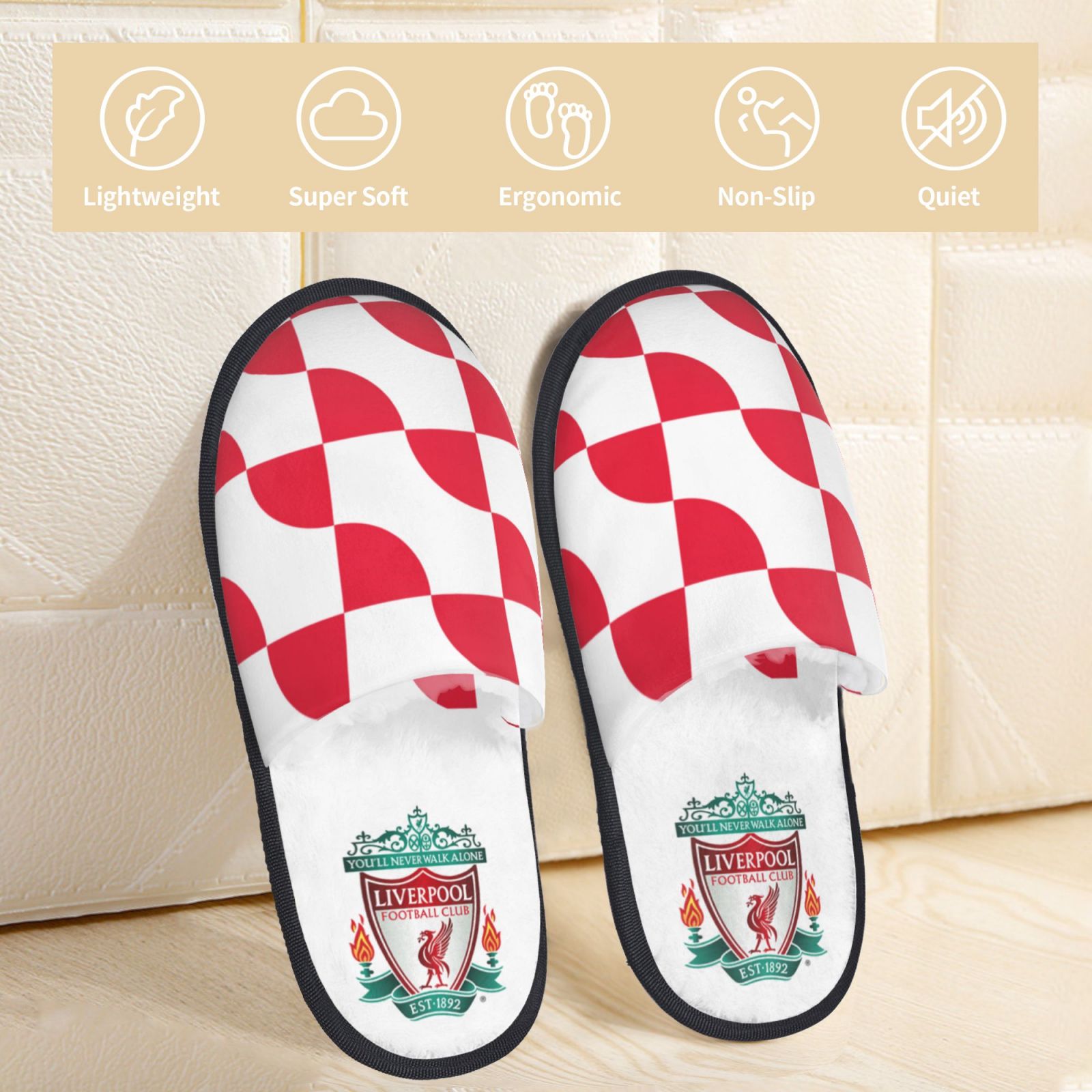 Liverpool Cotton Slippers FSP2208 - Soccerfana