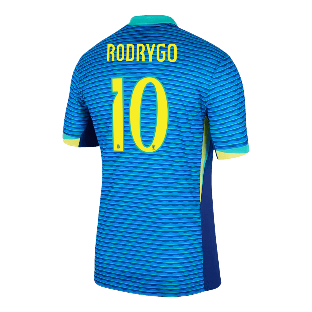 RODRYGO #10 Brazil Away Jersey Copa America 2024 - Soccerfana