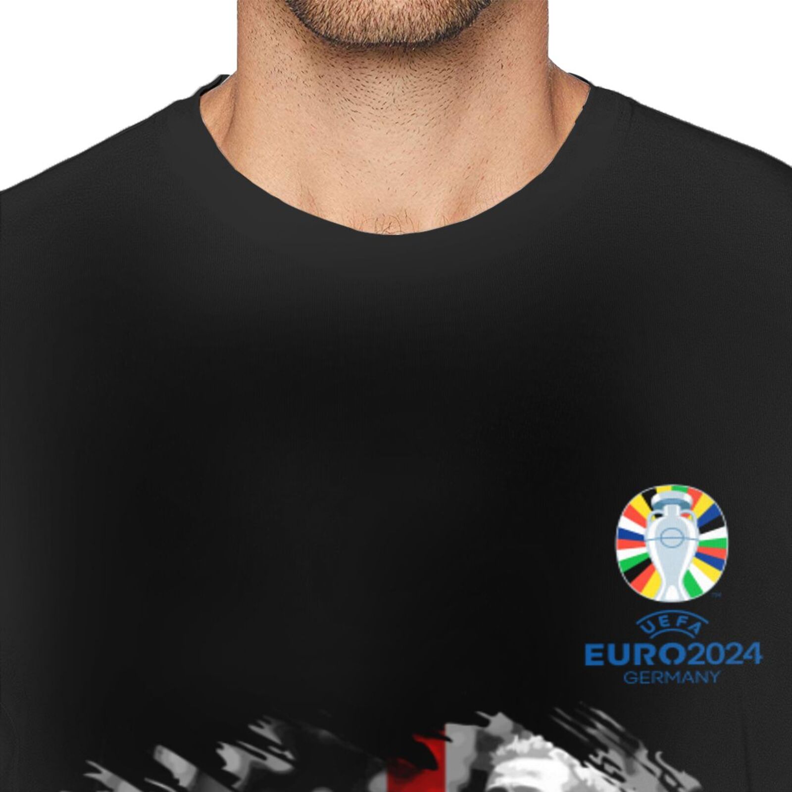 Men's England EURO 2024 Basic Short Sleeve T-Shirt BST1713 - Soccerfana