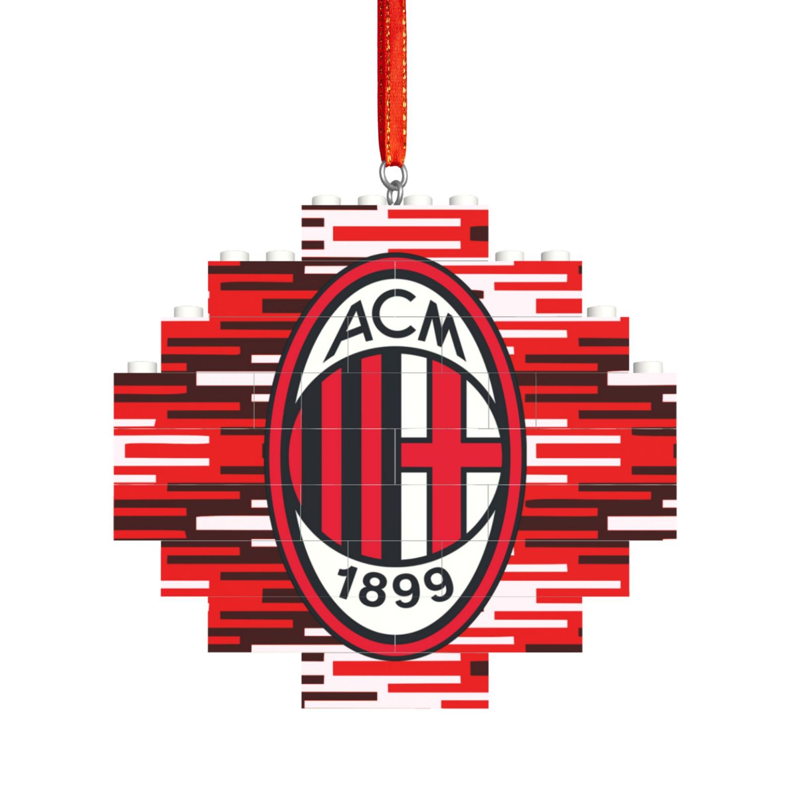AC Milan Building Block Puzzle Ornament BBP2182 - Soccerfana