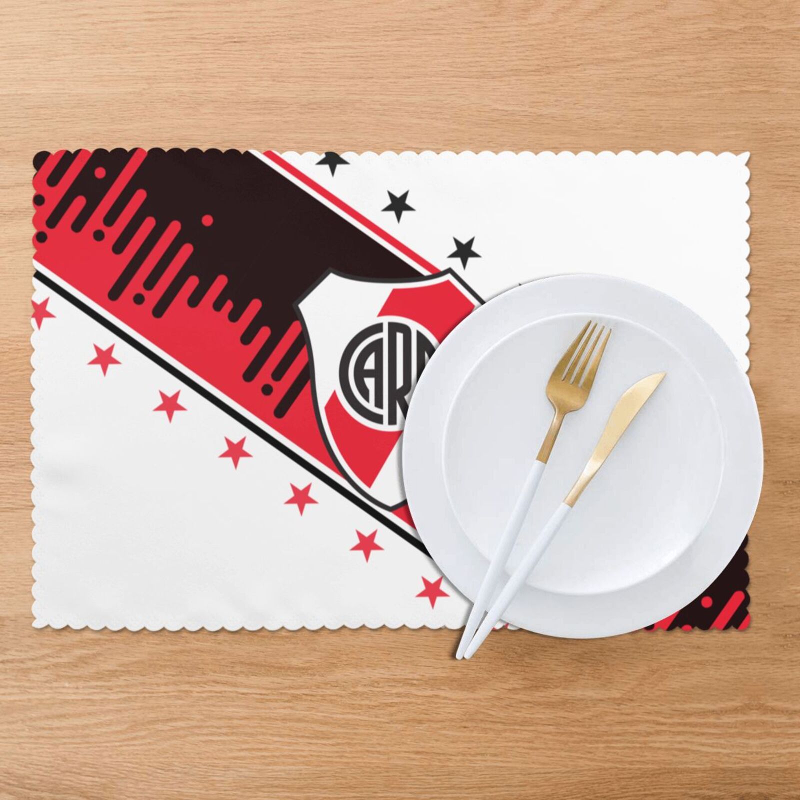 River Plate Placemat Set Of 6 PFD2284 - Soccerfana