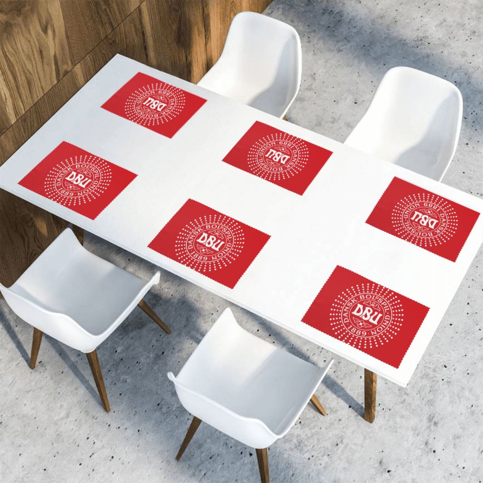 Denmark Placemat Set Of 6 PFD2070 - Soccerfana