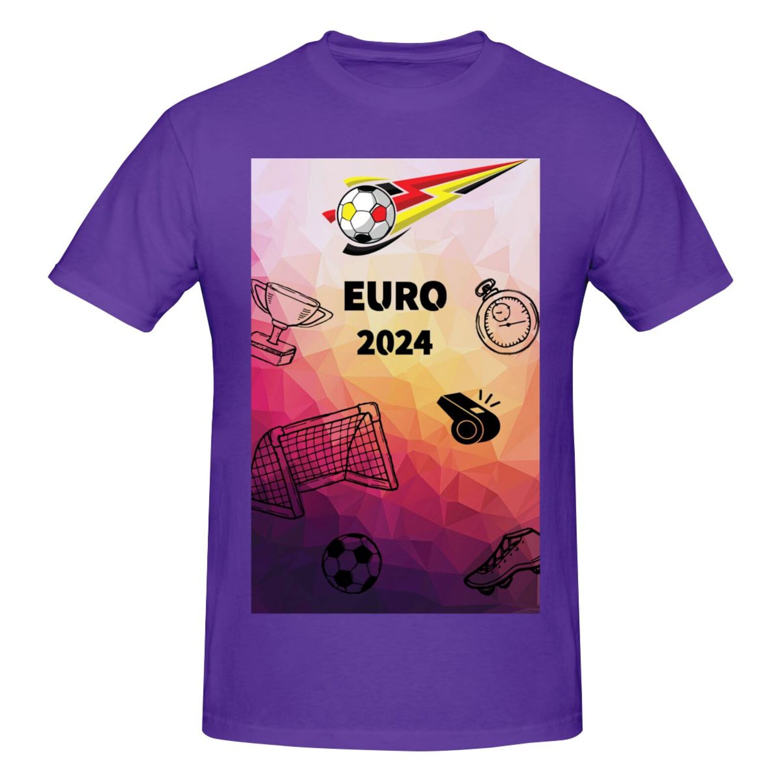 Men's Germany EURO 2024 Basic Short Sleeve T-Shirt BST1771 - Soccerfana