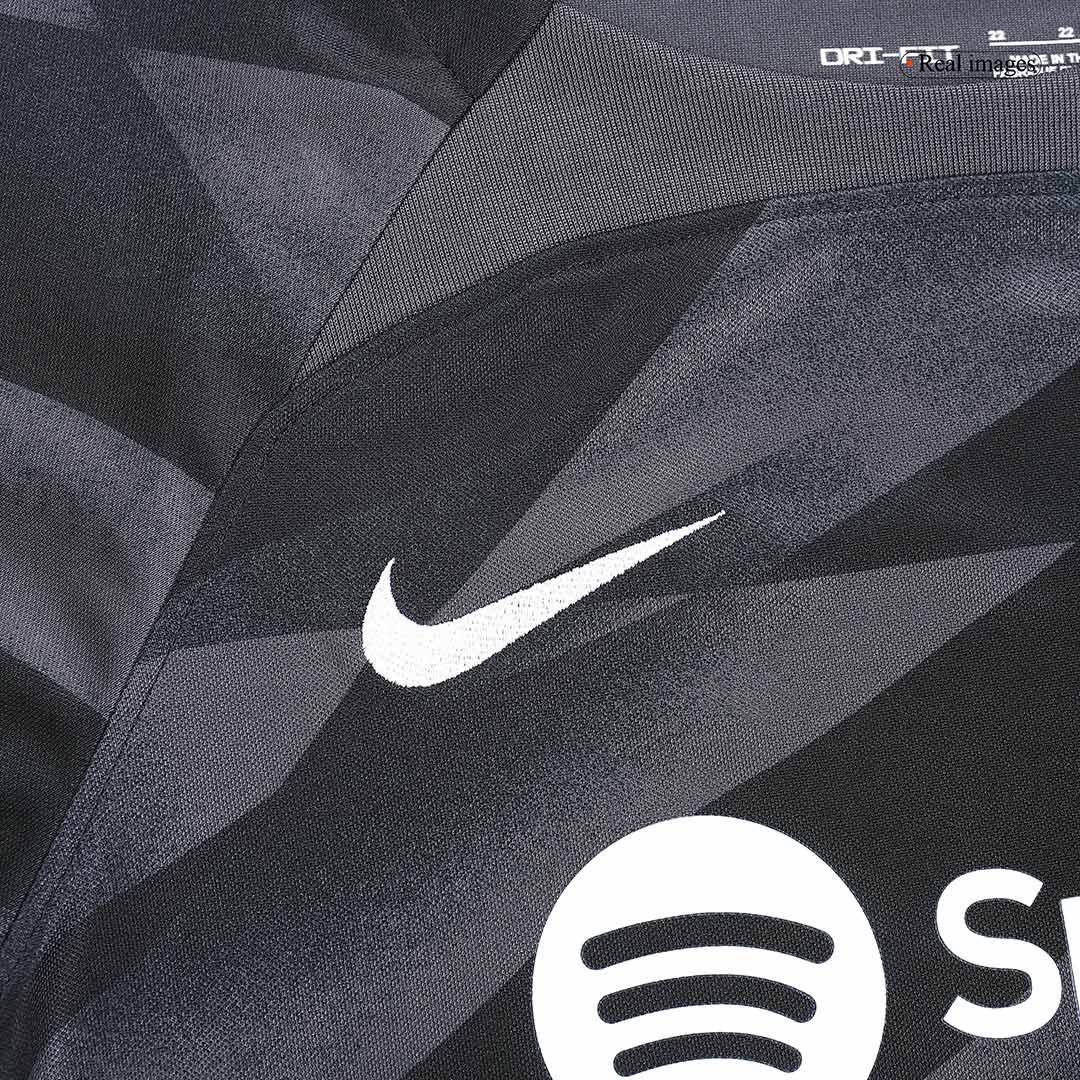 Kid's Barcelona Goalkeeper Jersey+Shorts 23/24 - Soccerfana