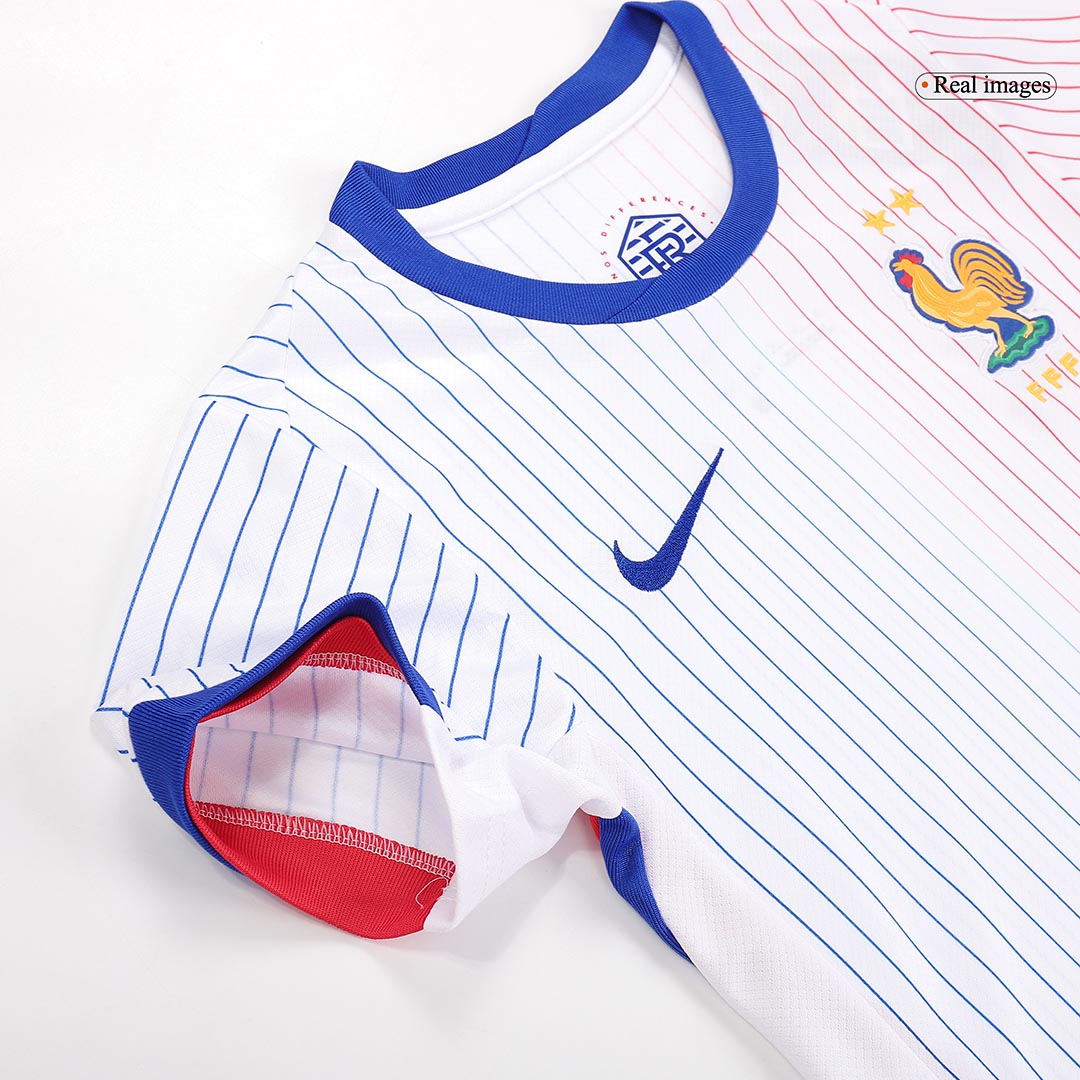 Kid's France Away Jersey+Shorts EURO 2024 - Soccerfana