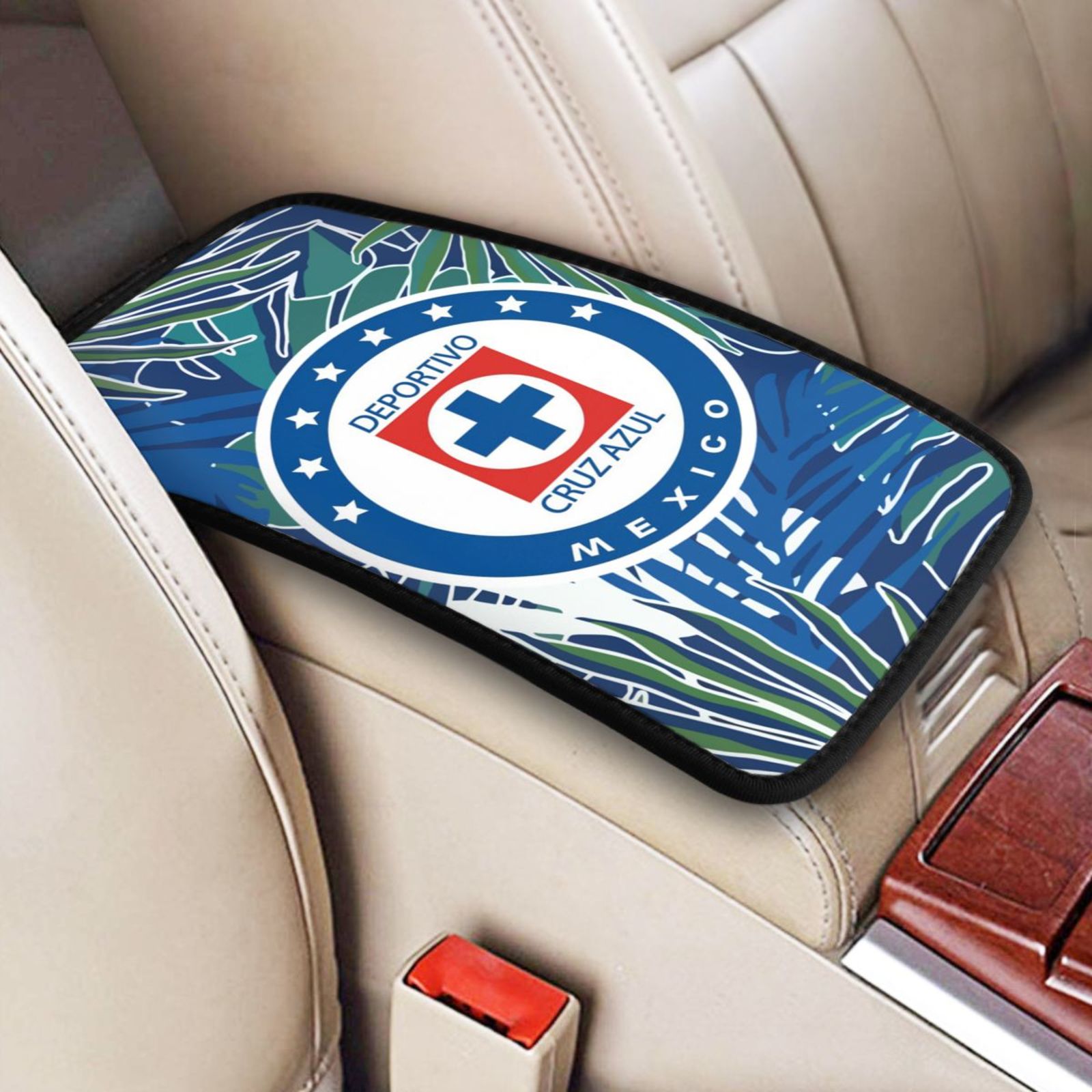 Cruz Azul Car Handrail Box Cushion CHC2589 - Soccerfana