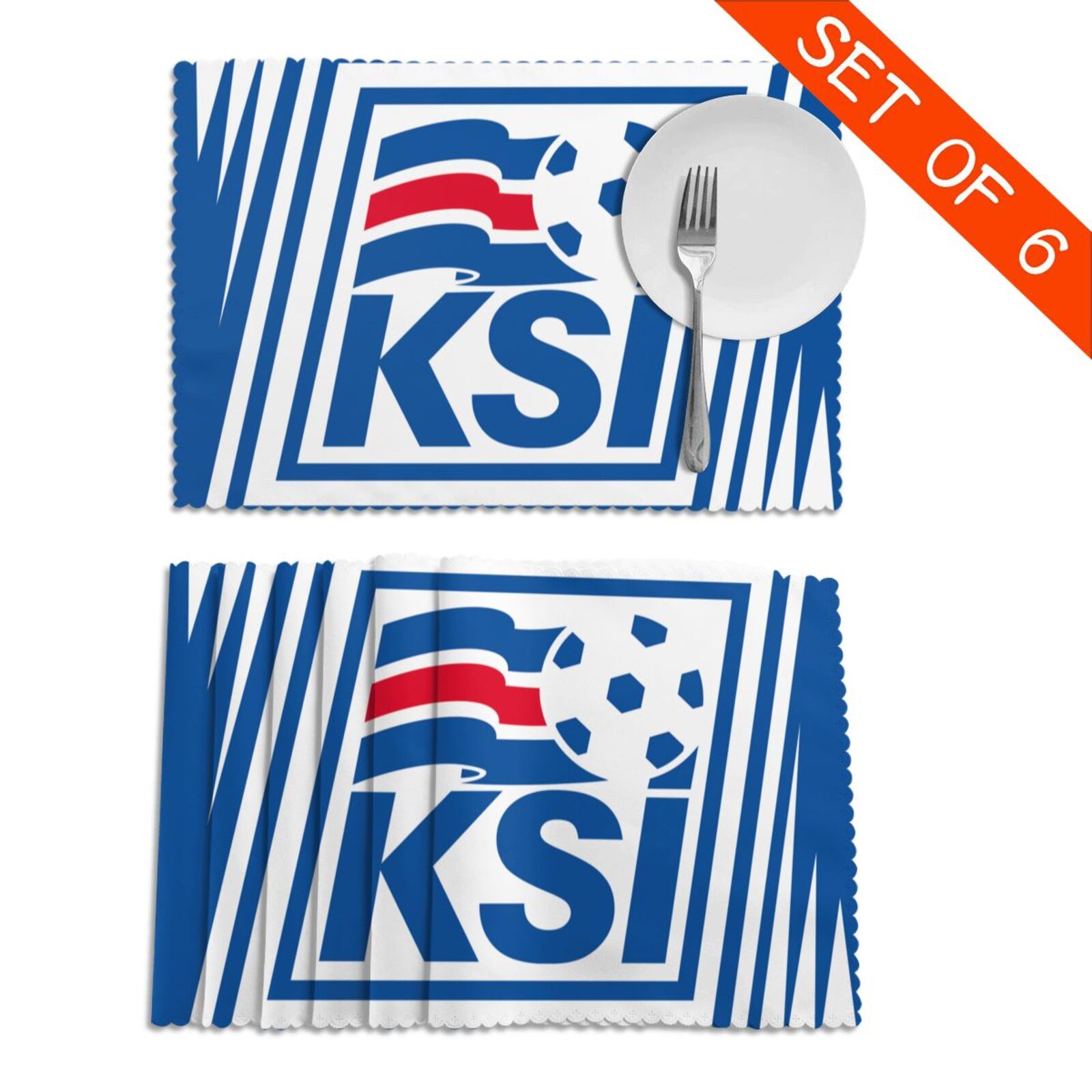 Iceland Placemat Set Of 6 PFD2046 - Soccerfana