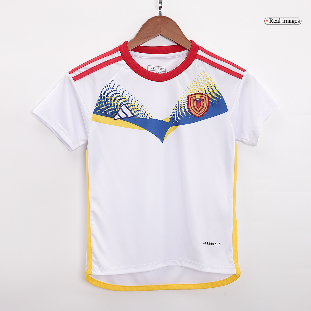Kid's Venezuela Away Jersey+Shorts Copa America 2024 - Soccerfana