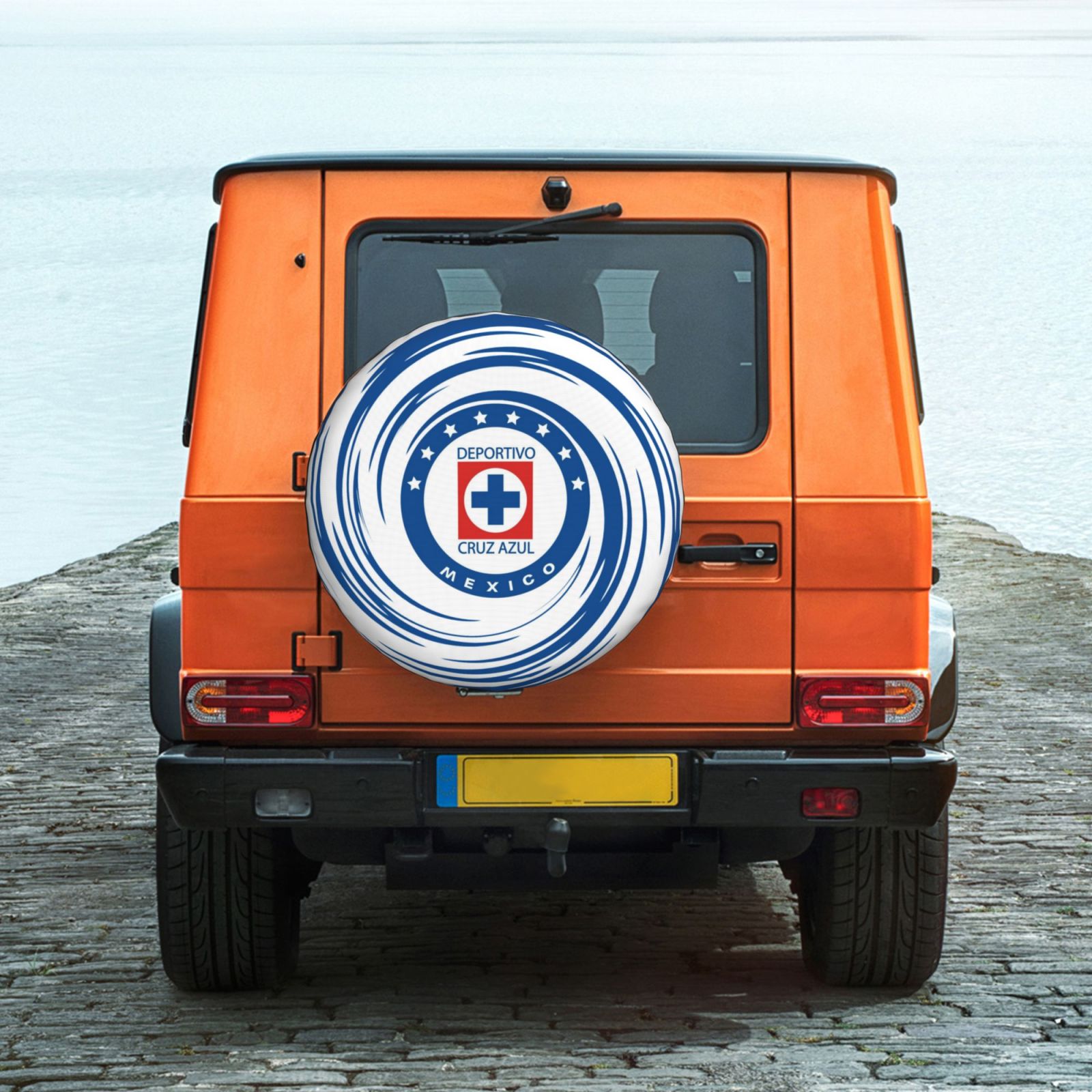 Cruz Azul Car Tire Dust Cover TIC2735 - Soccerfana