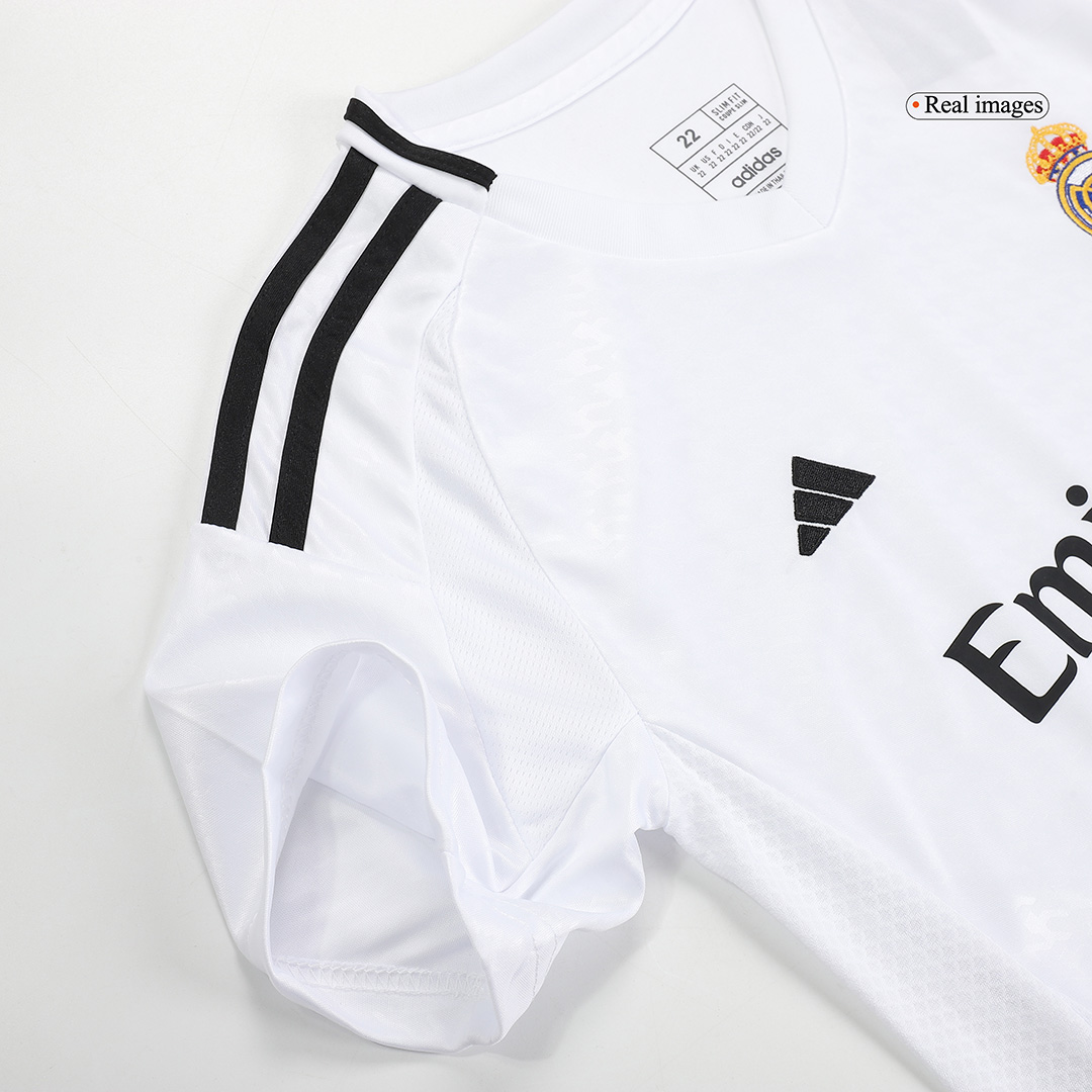 Kid's Real Madrid Home Jersey+Shorts 2024/25 - Soccerfana