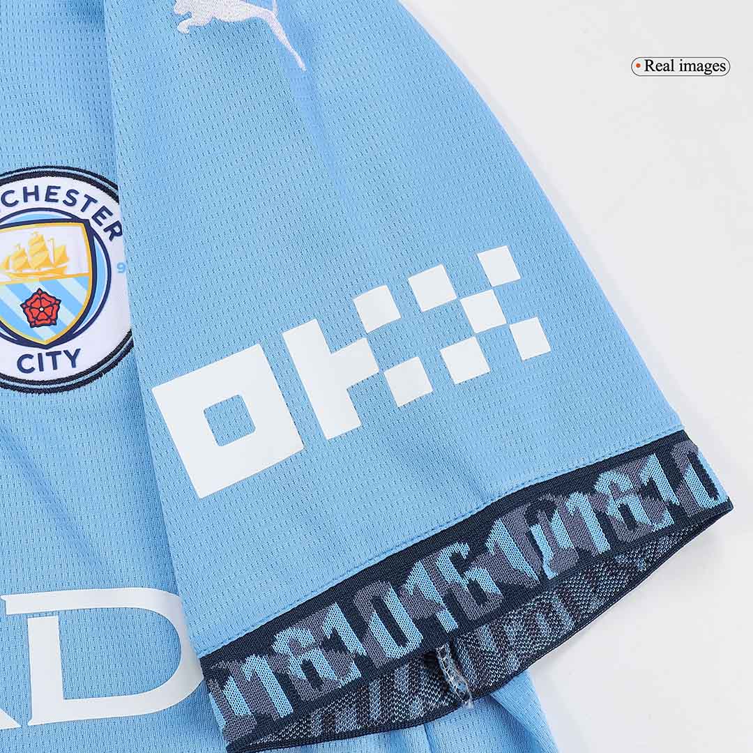 DE BRUYNE #17 Manchester City Home Jersey 2024/25 - Soccerfana