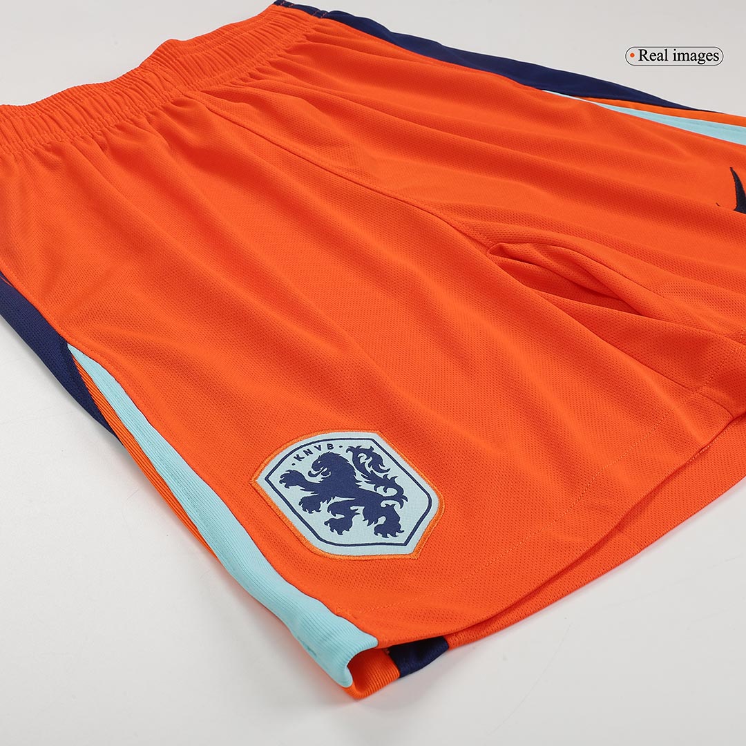 Netherlands Home Shorts EURO 2024 - Soccerfana