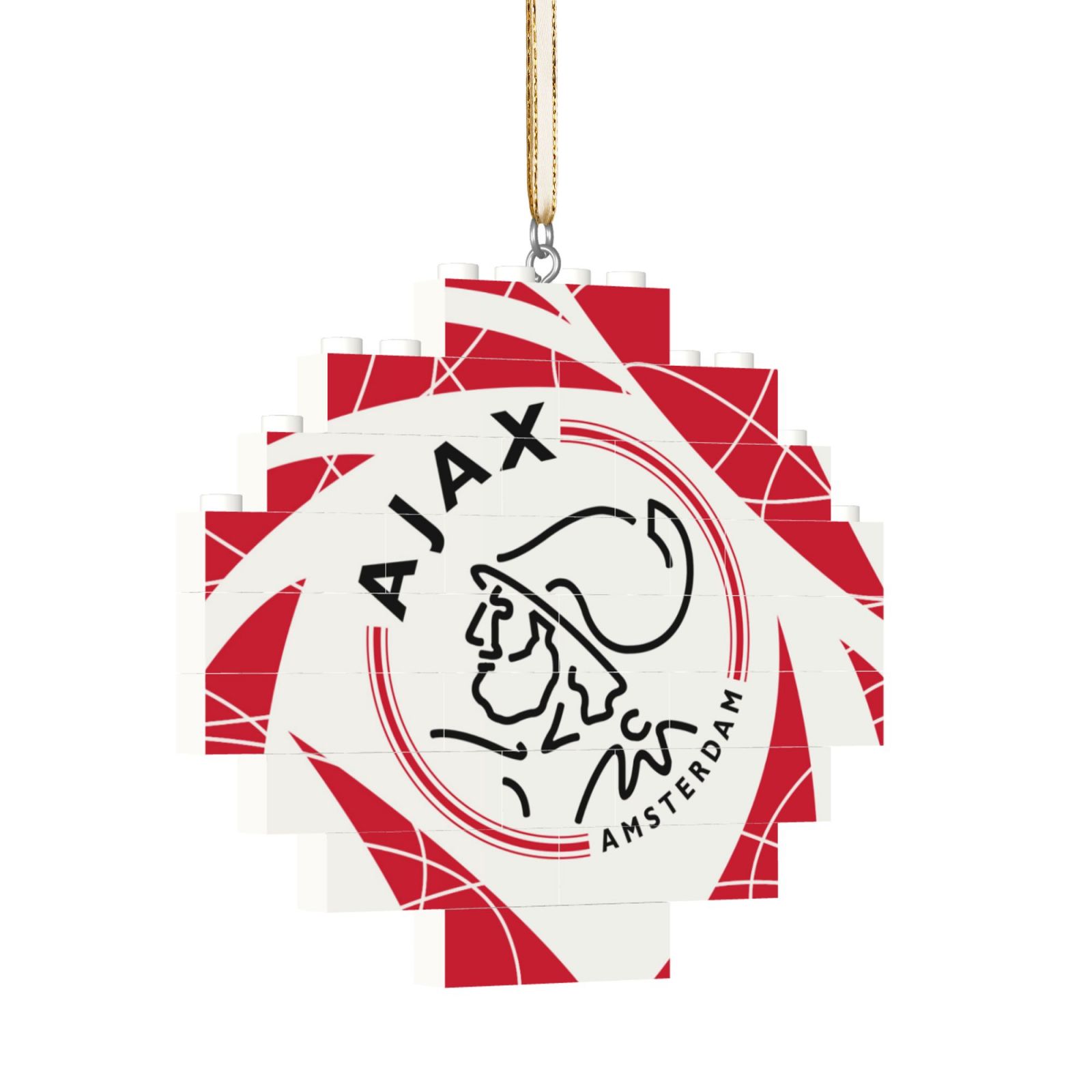 AJAX Building Block Puzzle Ornament BBP2179 - Soccerfana