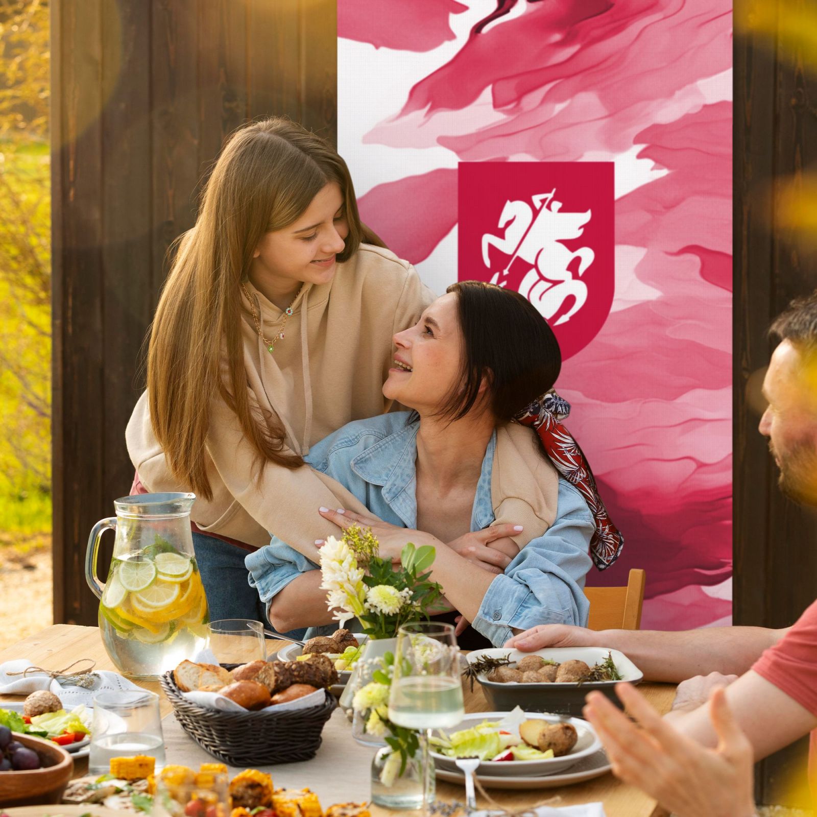 Georgia Door Cover Decorated Banner DCB2793 - Soccerfana