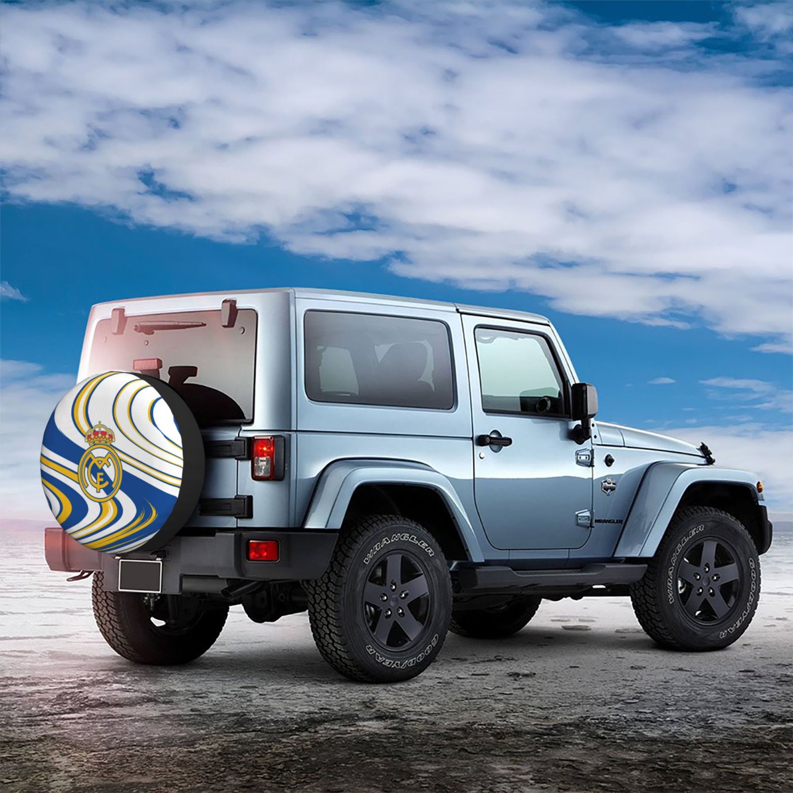 Real Madrid Car Tire Dust Cover TIC2762 - Soccerfana