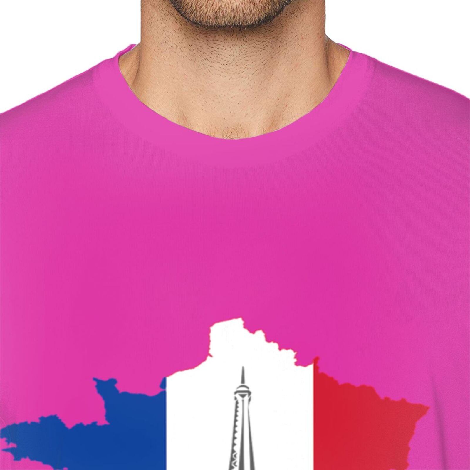 Men's France EURO 2024 Basic Short Sleeve T-Shirt BST1772 - Soccerfana