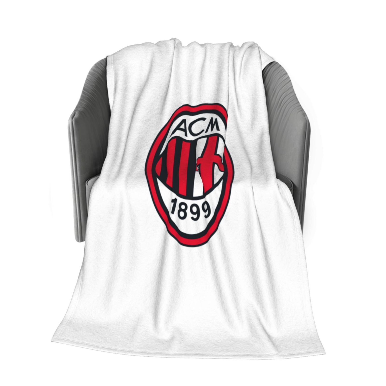 AC Milan Flannel Blanket FLB1600 - Soccerfana