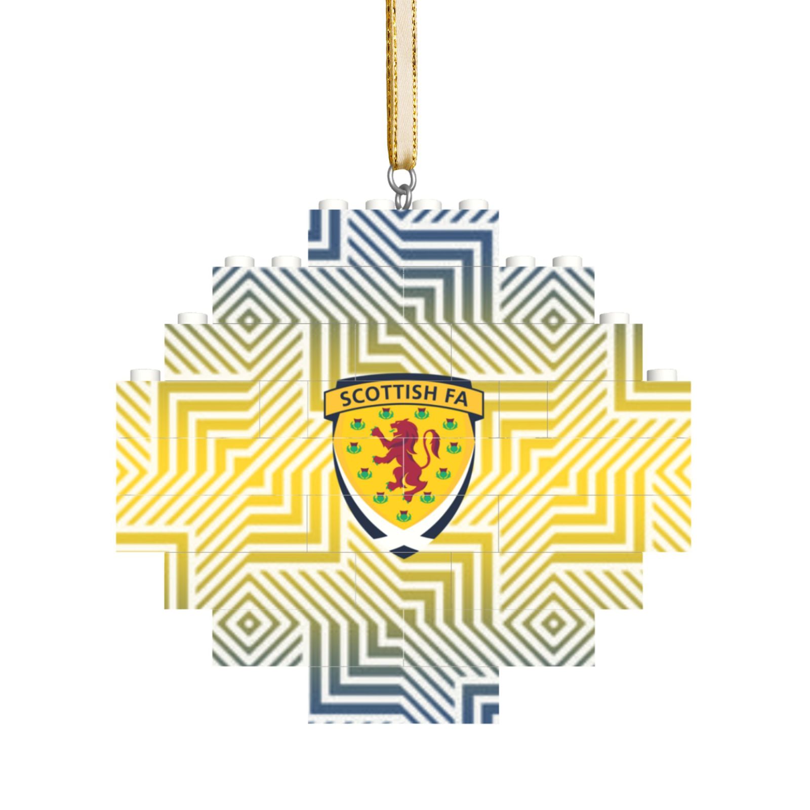 Scotland Building Block Puzzle Ornament BBP1983 - Soccerfana