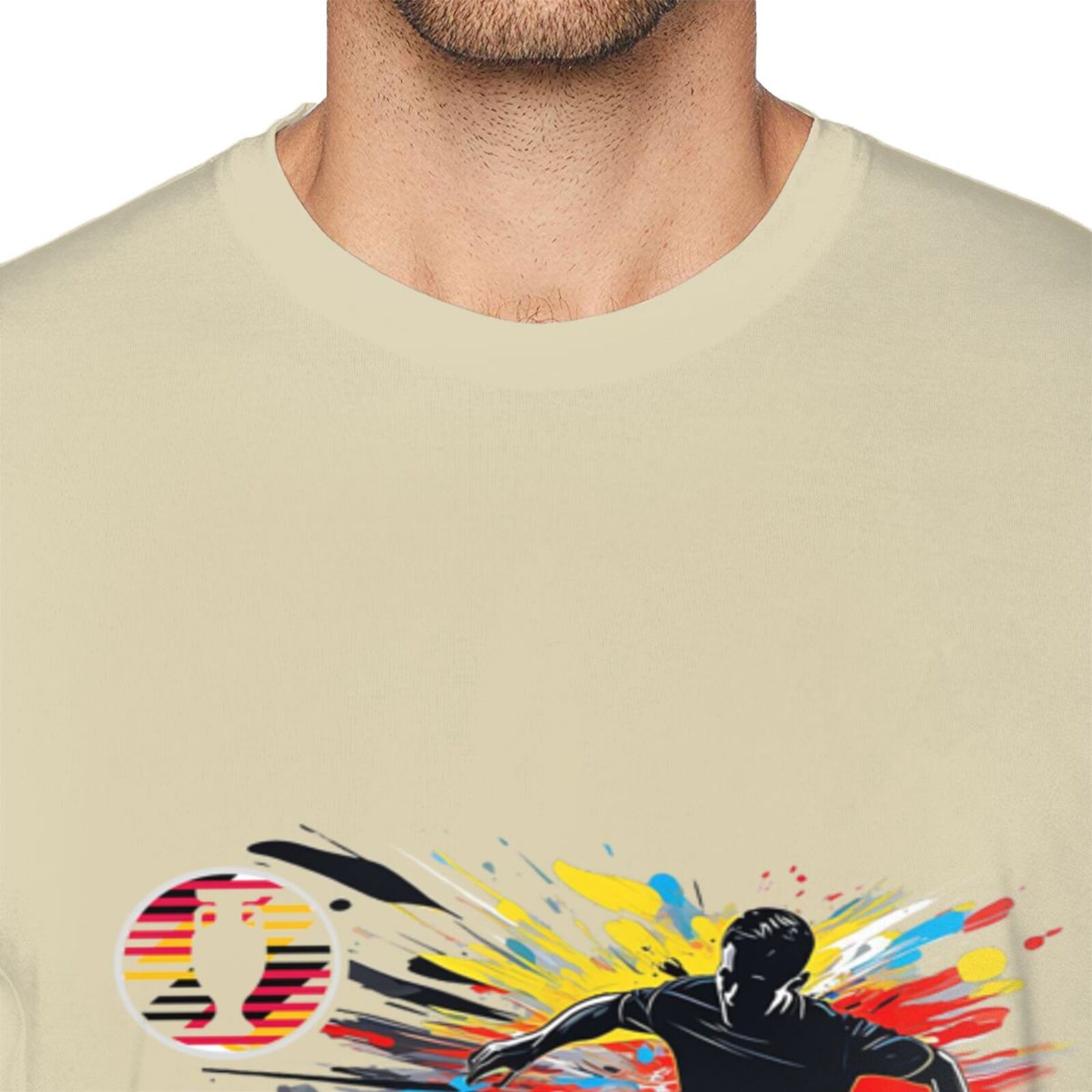 Men's Germany EURO 2024 Basic Short Sleeve T-Shirt BST1748 - Soccerfana