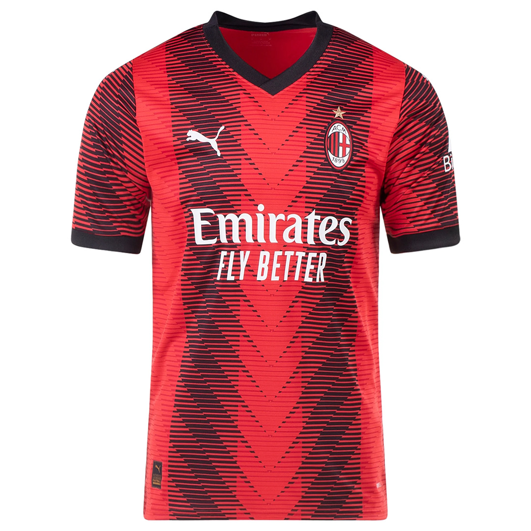 AC Milan #11 Ibrahimović Home Jersey 23/24 - Soccerfana