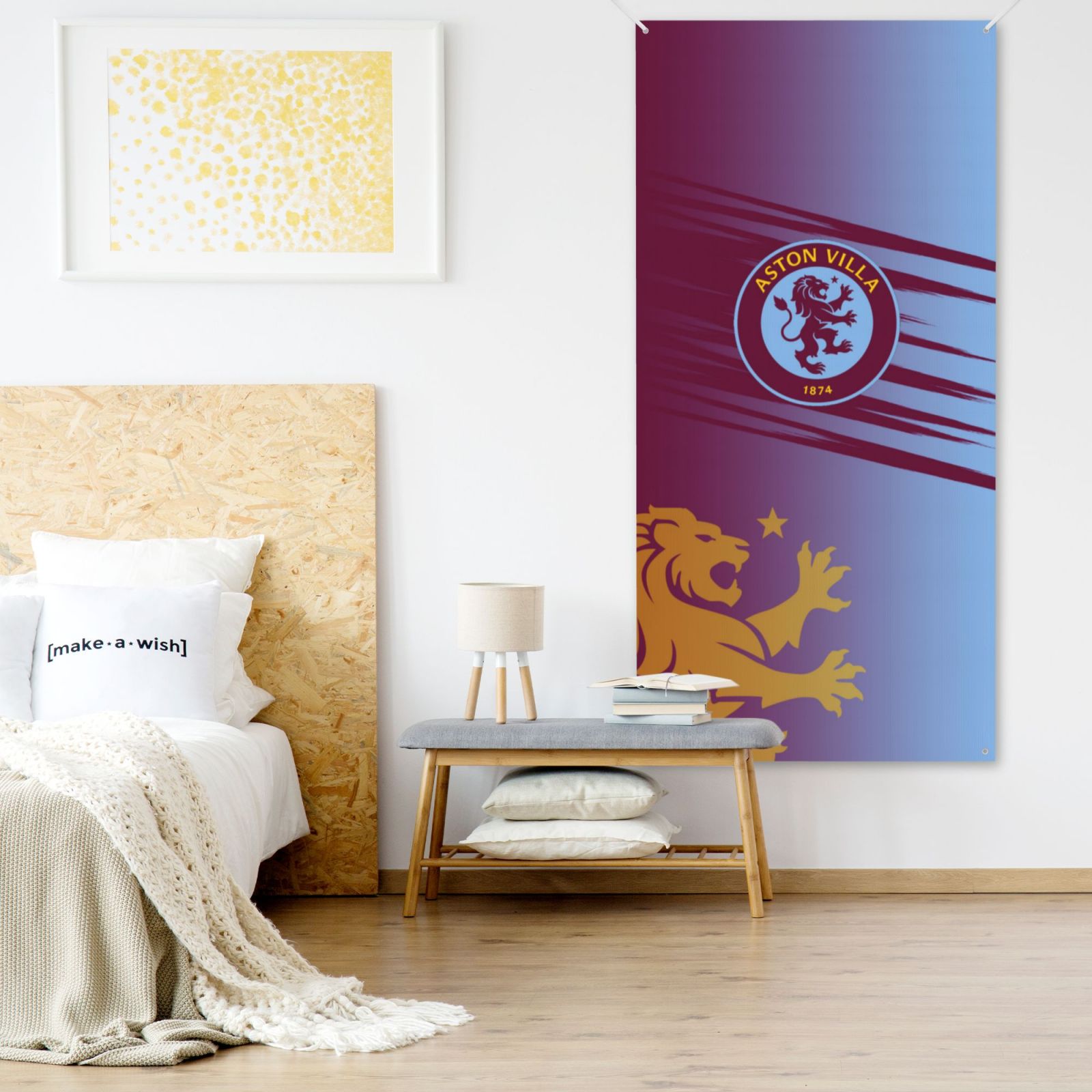 Aston Villa Door Cover Decorated Banner DCB2786 - Soccerfana