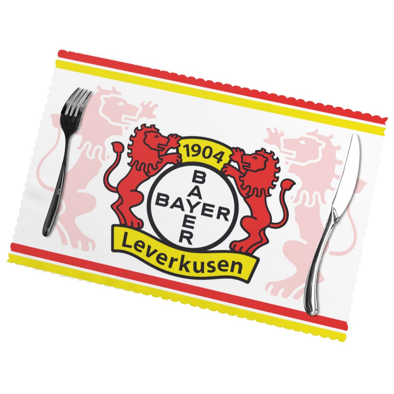 Bayer 04 Leverkusen Placemat Set Of 6 PFD2068 - Soccerfana