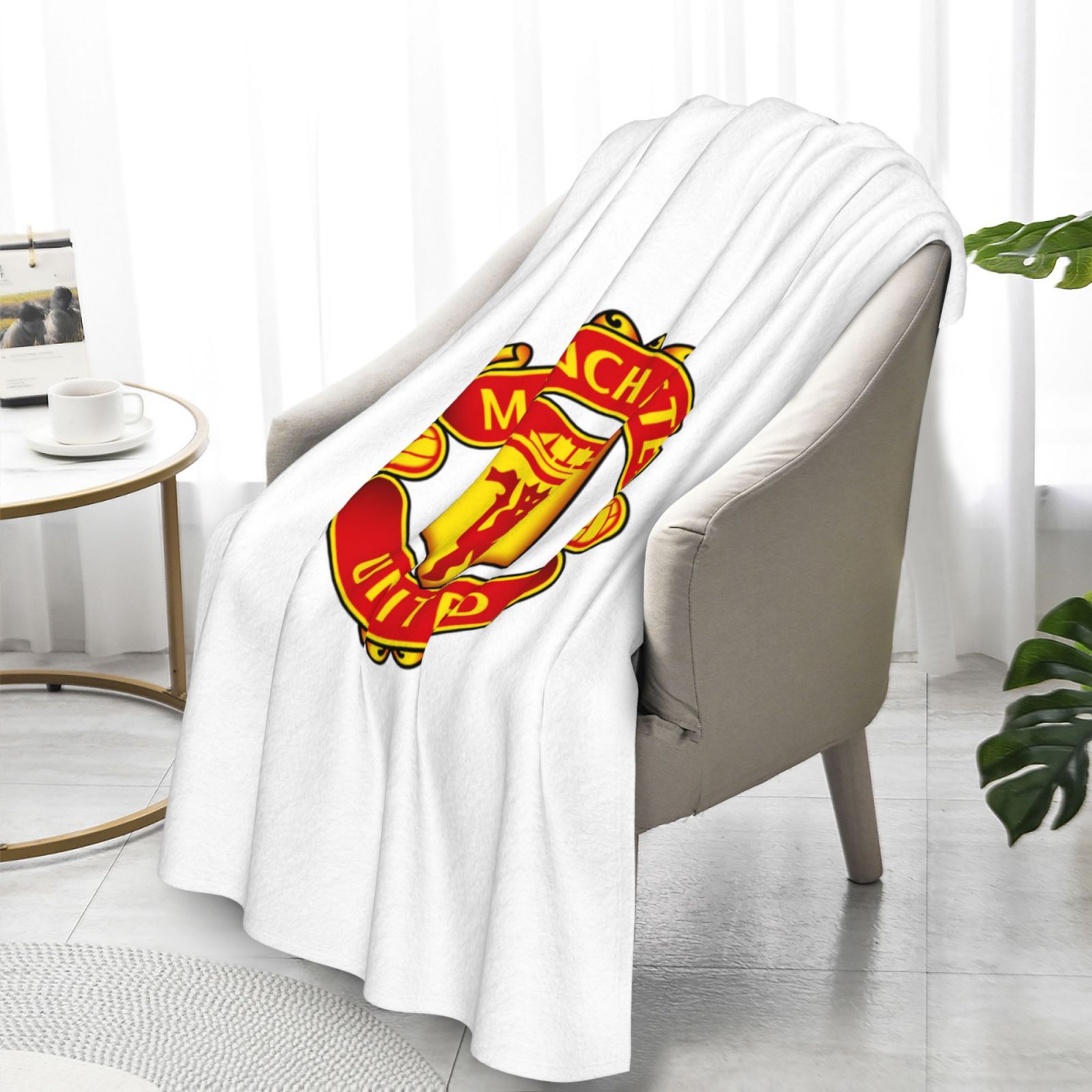 Manchester United Flannel Blanket FLB1595 - Soccerfana