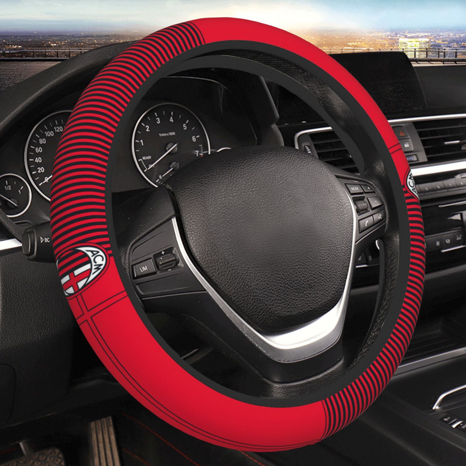 AC Milan  Steering Wheel Cover ESW2449 - Soccerfana