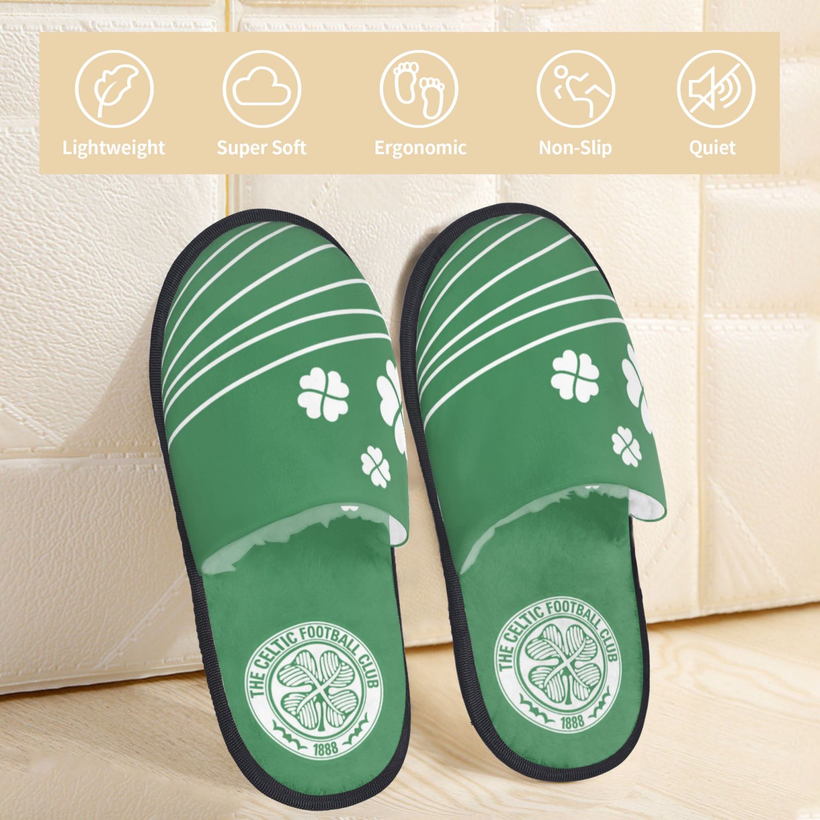 Celtic Cotton Slippers FSP2213 - Soccerfana