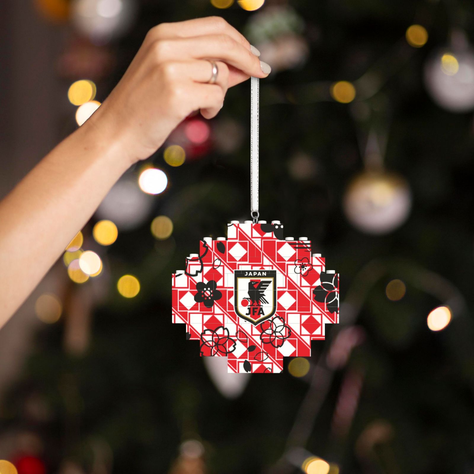 Japan Building Block Puzzle Ornament BBP2007 - Soccerfana