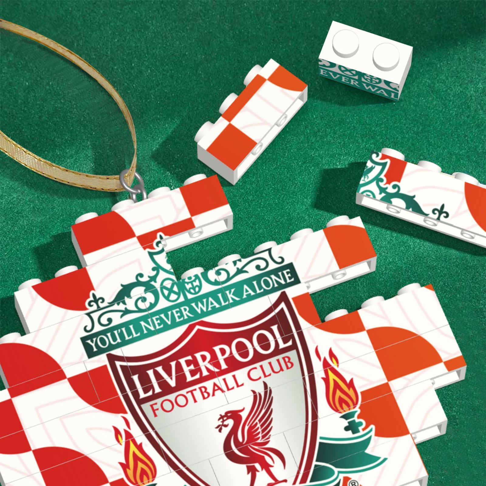 Liverpool Building Block Puzzle Ornament BBP2101 - Soccerfana