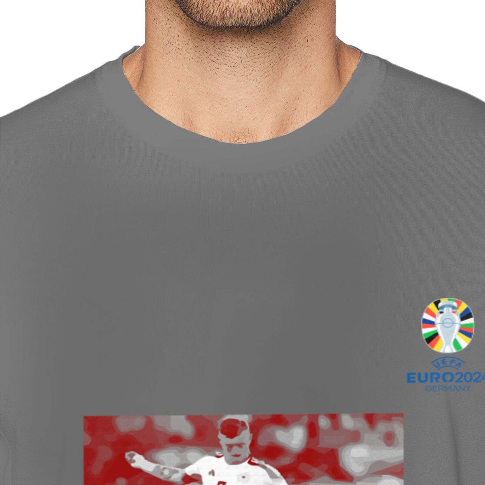 Men's Germany EURO 2024 Basic Short Sleeve T-Shirt BST1704 - Soccerfana