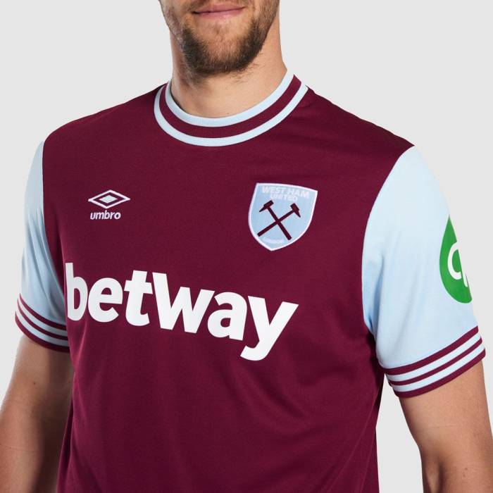 West Ham 24/25 Adults Home Shirt - Soccerfana
