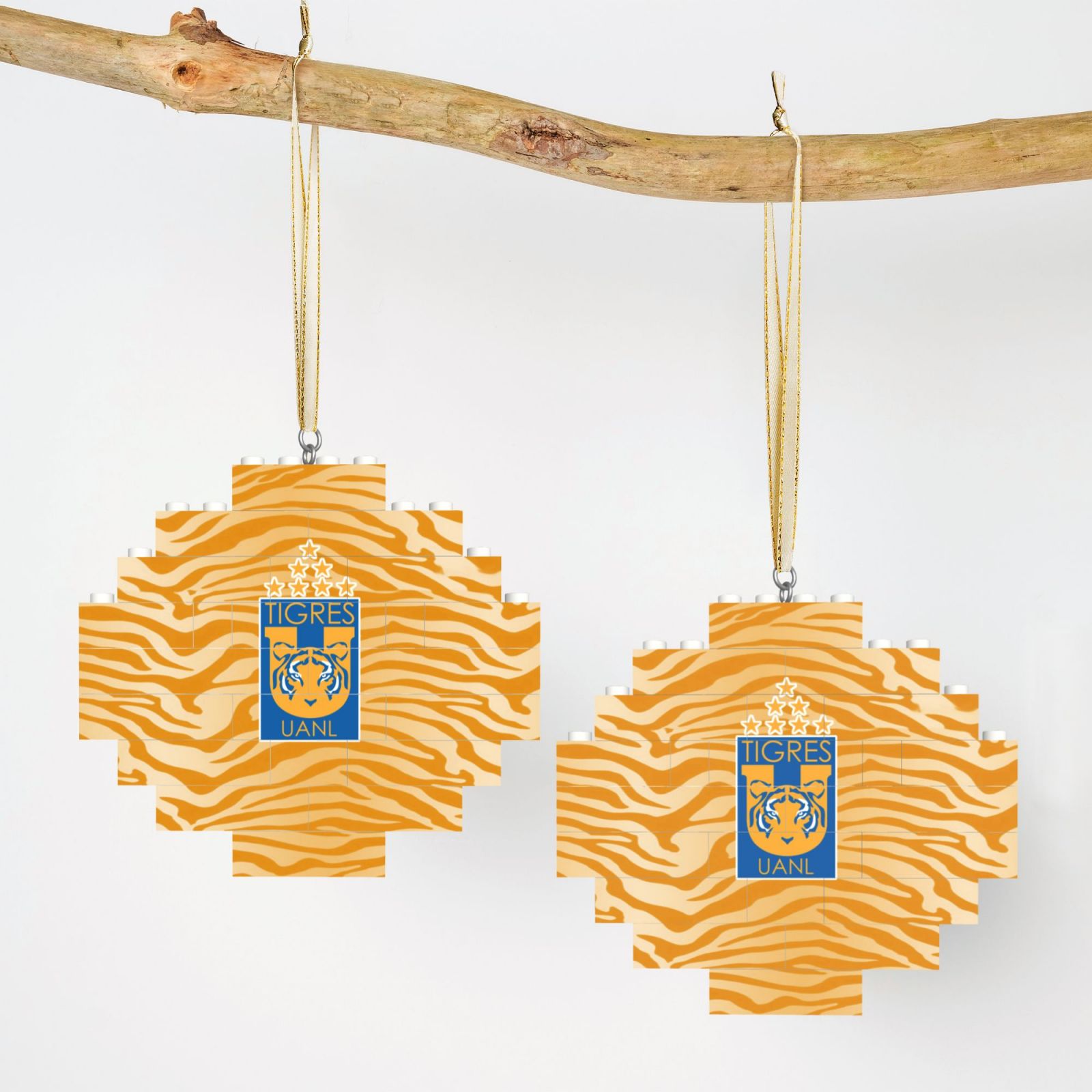 Tigres UANL Building Block Puzzle Ornament BBP2033 - Soccerfana
