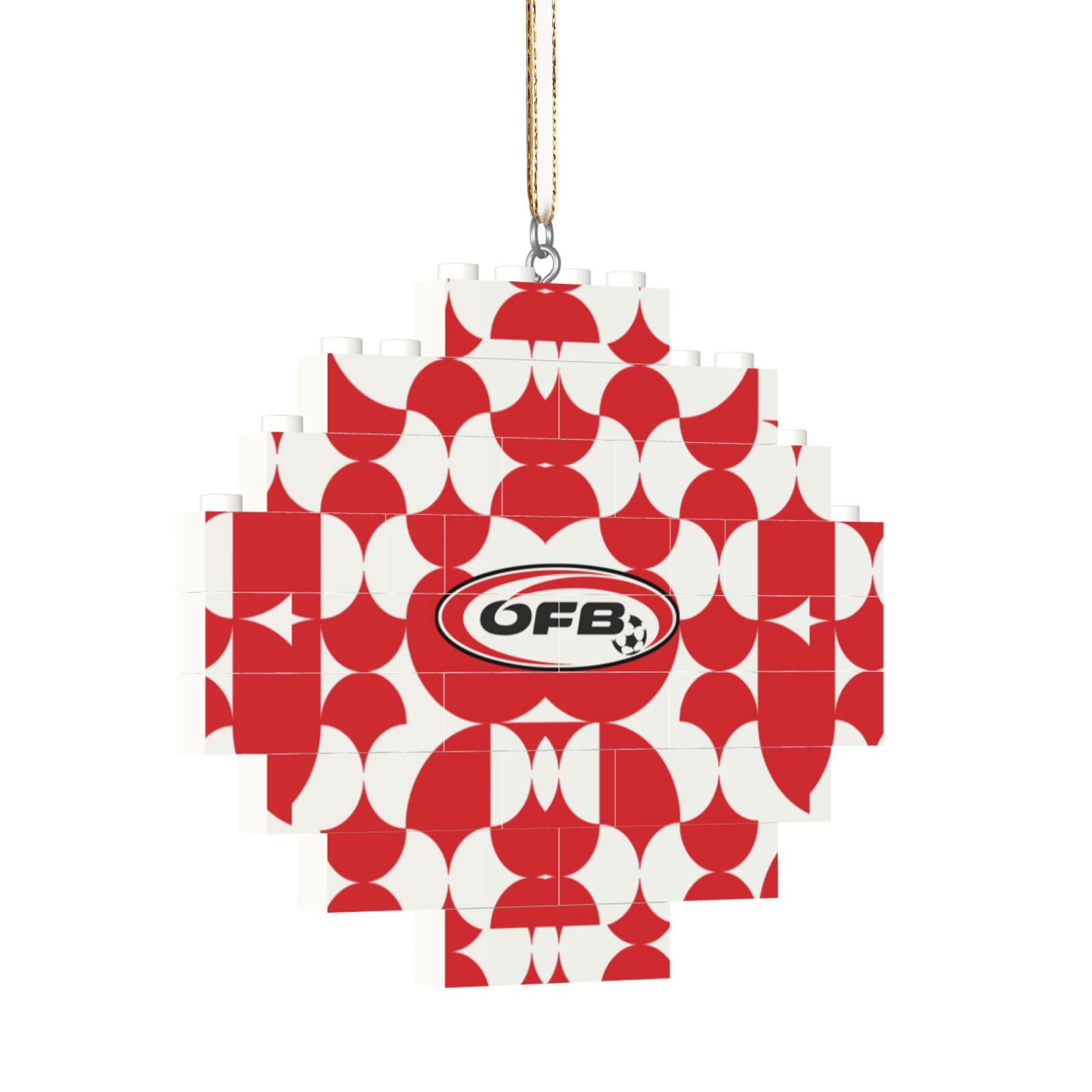 Austria Building Block Puzzle Ornament BBP2000 - Soccerfana