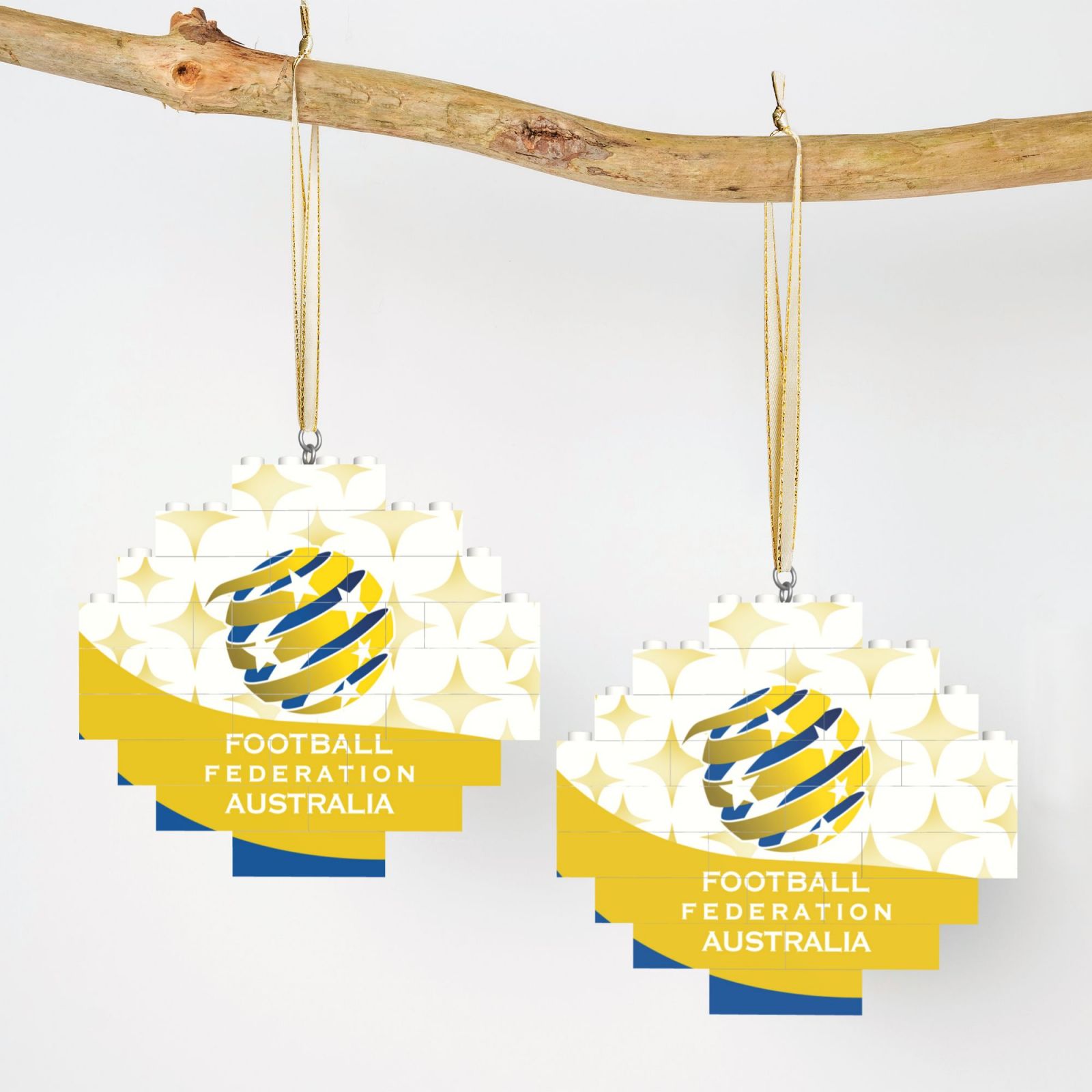 Australia Building Block Puzzle Ornament BBP2202 - Soccerfana