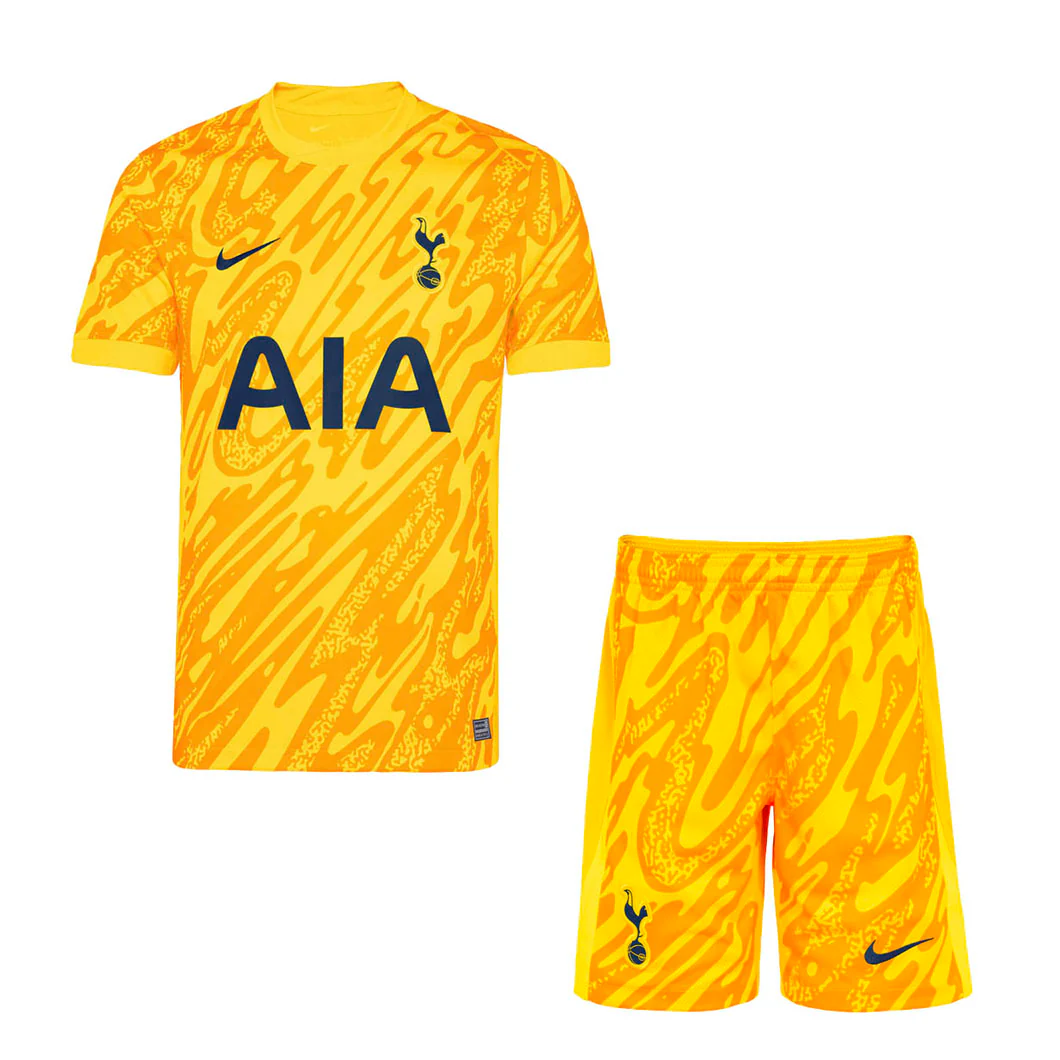 Kid's Tottenham Hotspur Goalkeeper Jersey+Shorts 2024/25 - Soccerfana