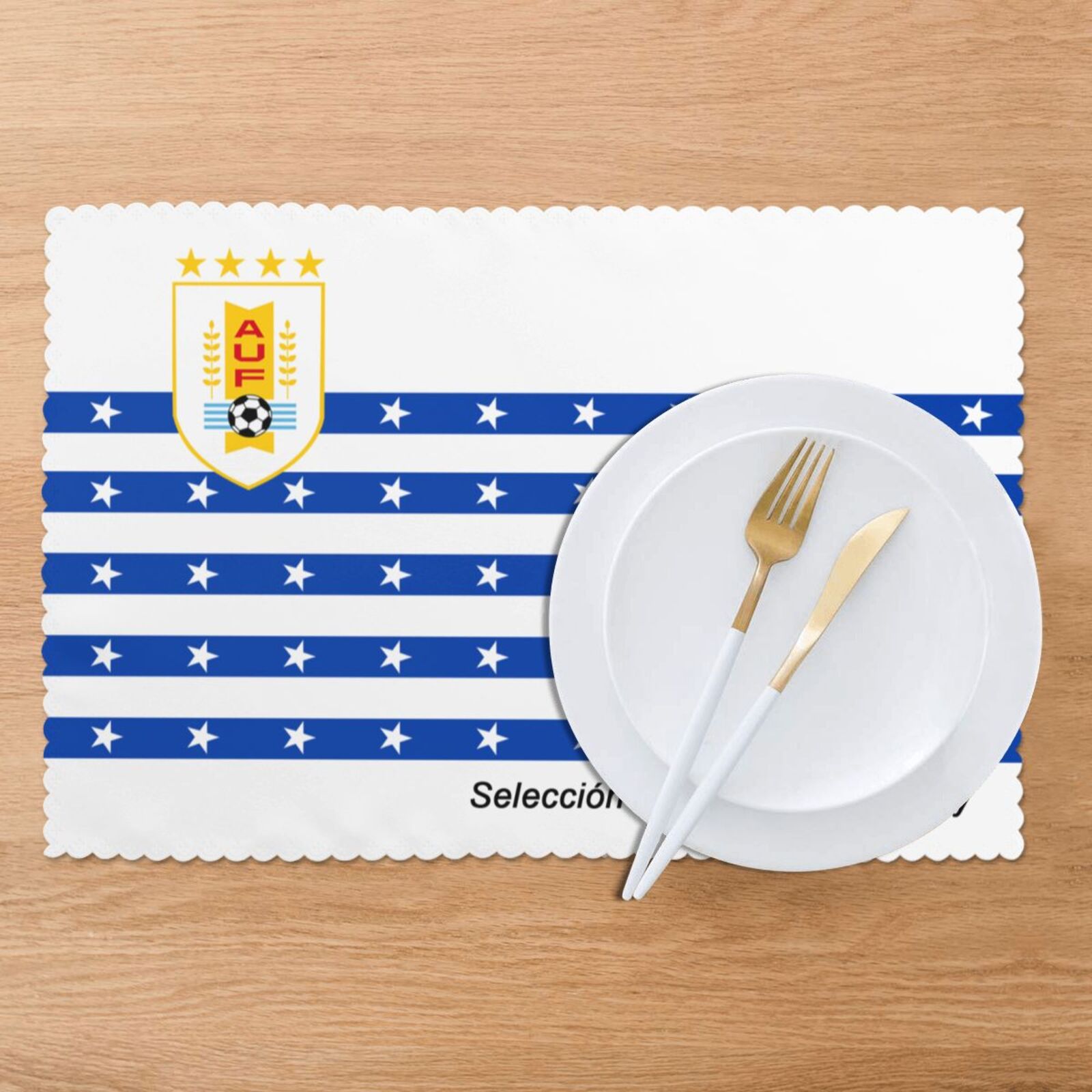 Uruguay Placemat Set Of 6 PFD2282 - Soccerfana