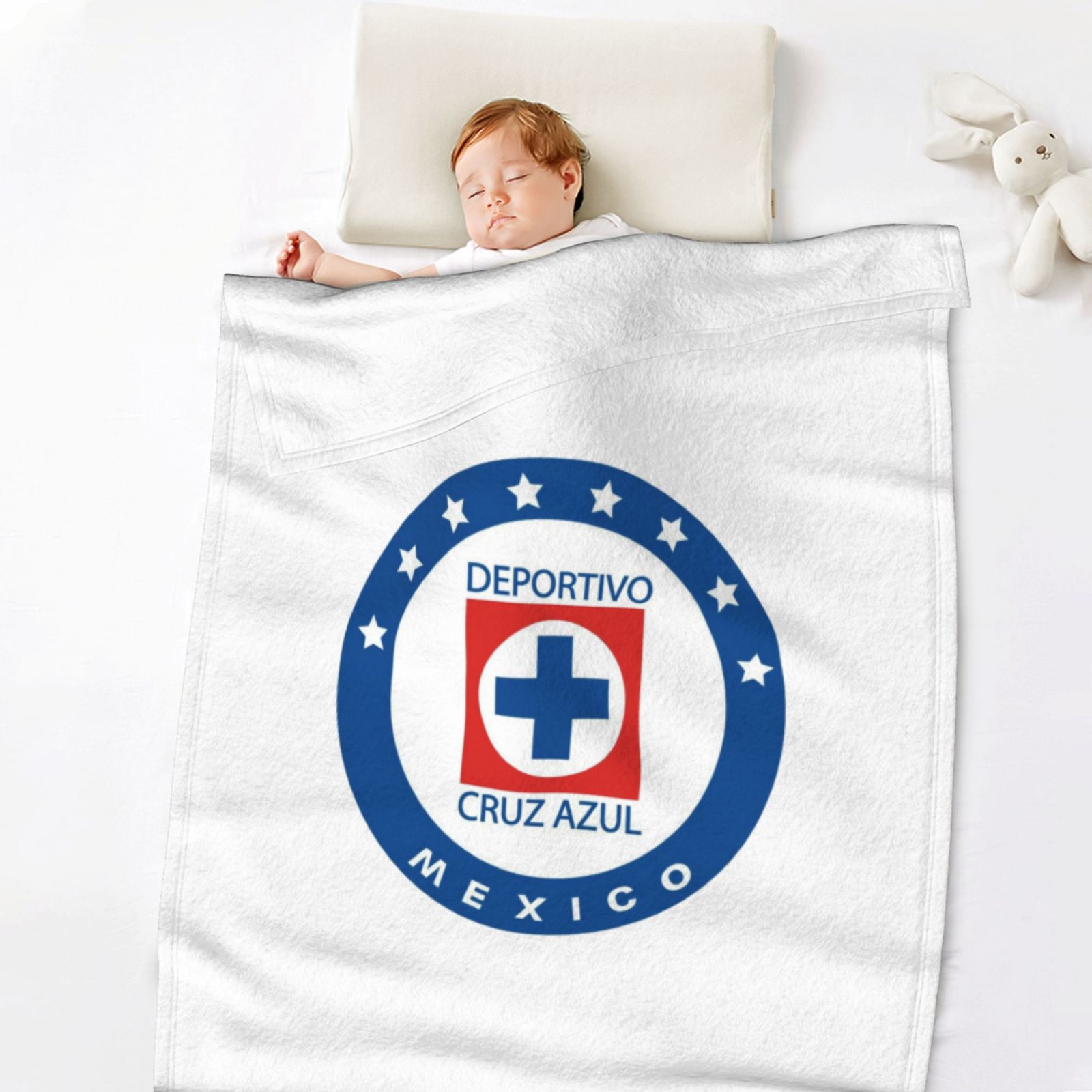 Cruz Azul Flannel Blanket FLB1556 - Soccerfana