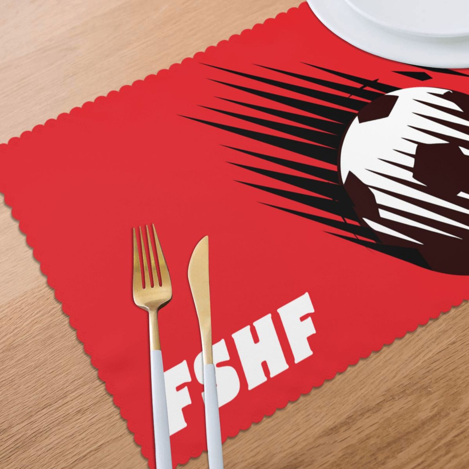 Albania Placemat Set Of 6 PFD2091 - Soccerfana