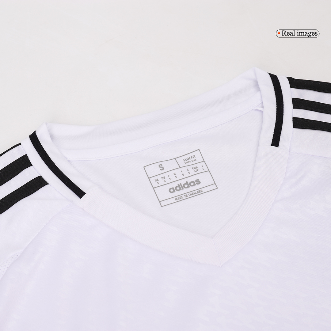 Real Madrid Home Long Sleeve Jersey 2024/25 - Soccerfana