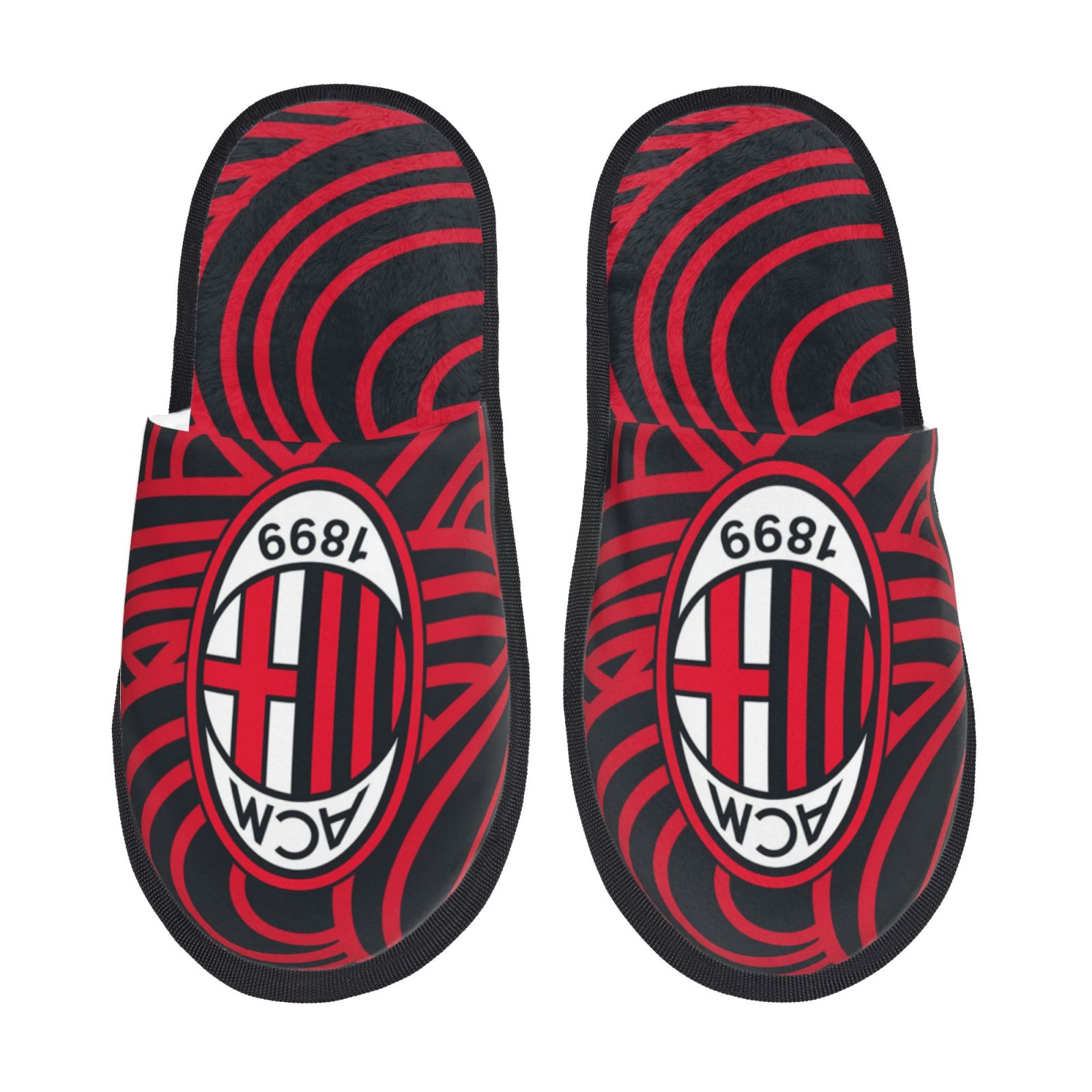AC Milan Cotton Slippers FSP2237 - Soccerfana