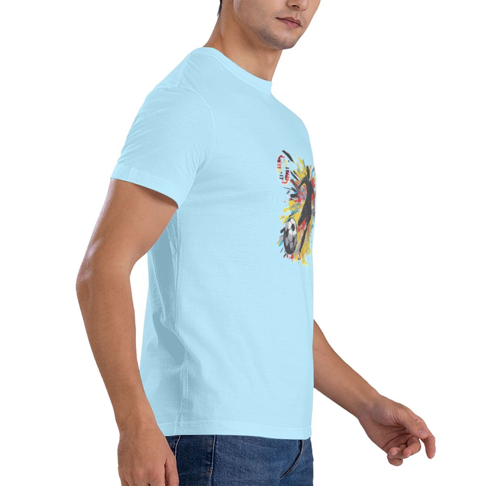 Men's Germany EURO 2024 Basic Short Sleeve T-Shirt BST1748 - Soccerfana