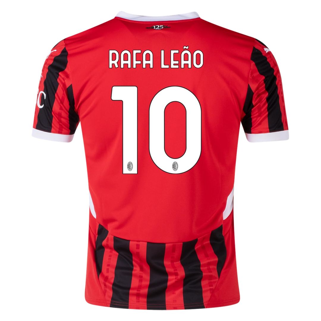 RAFA LEÃO #10 AC Milan Home Jersey 2024/25 - Soccerfana